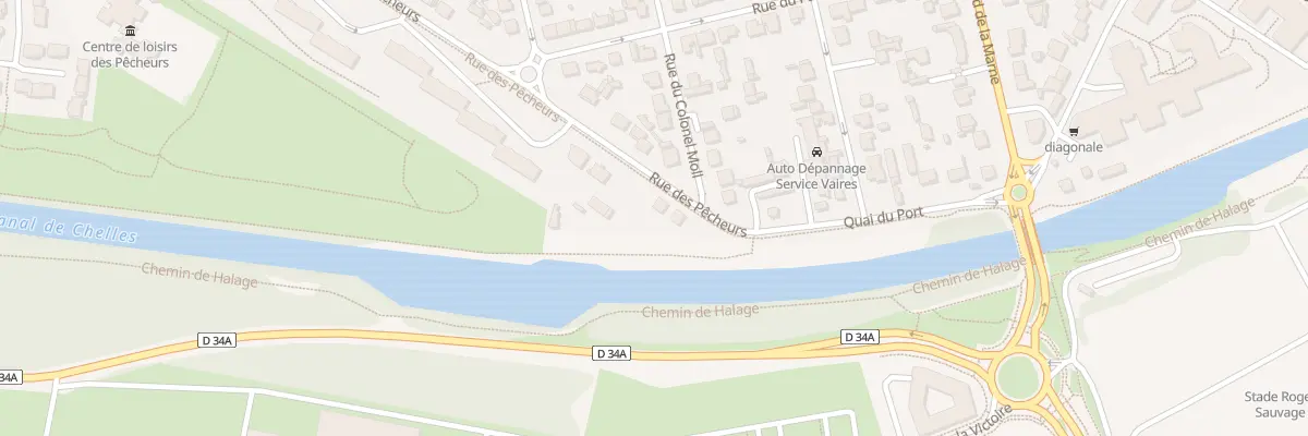 Plan du 3 Rue des Pêcheurs à Vaires-sur-Marne