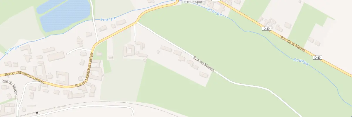 Plan du 11 Rue du Marais à Frévin-Capelle