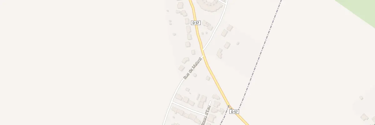 Plan du 2 Rue de Maisnil à Servins