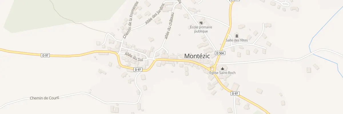 Plan du 5146 Montezic à Montézic