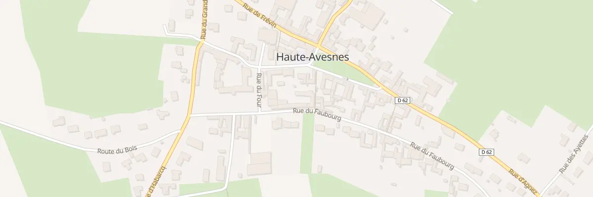 Plan du 2 Rue du Faubourg à Haute-Avesnes