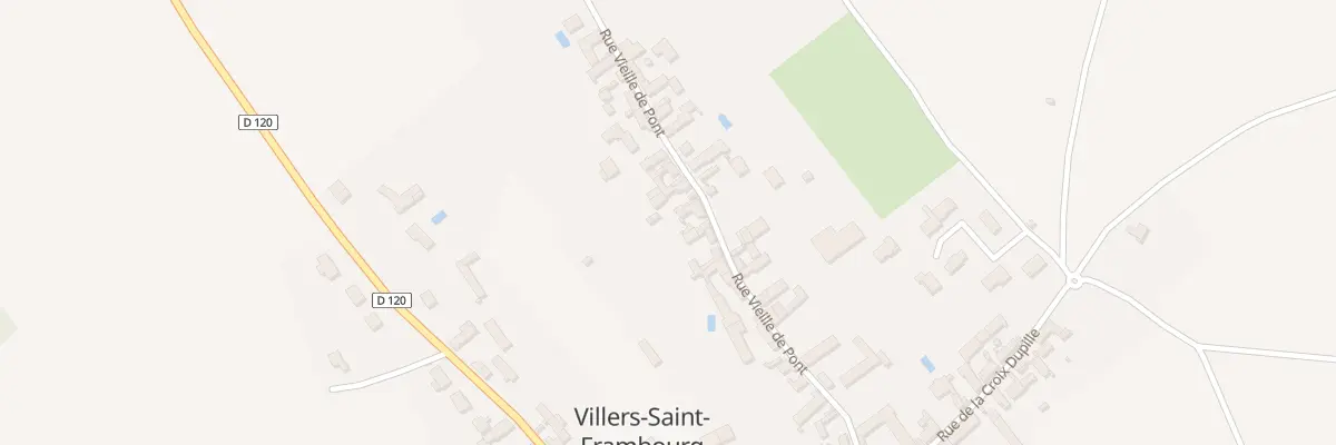 Plan du 20 Rue Vieille de Pont à Villers-Saint-Frambourg-Ognon