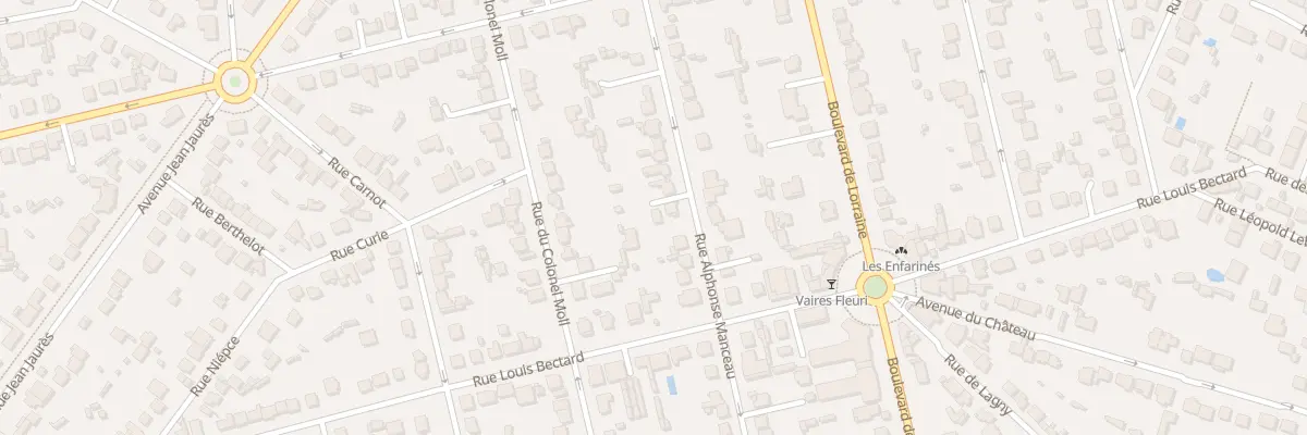 Plan du 60 Rue Alphonse Manceau à Vaires-sur-Marne