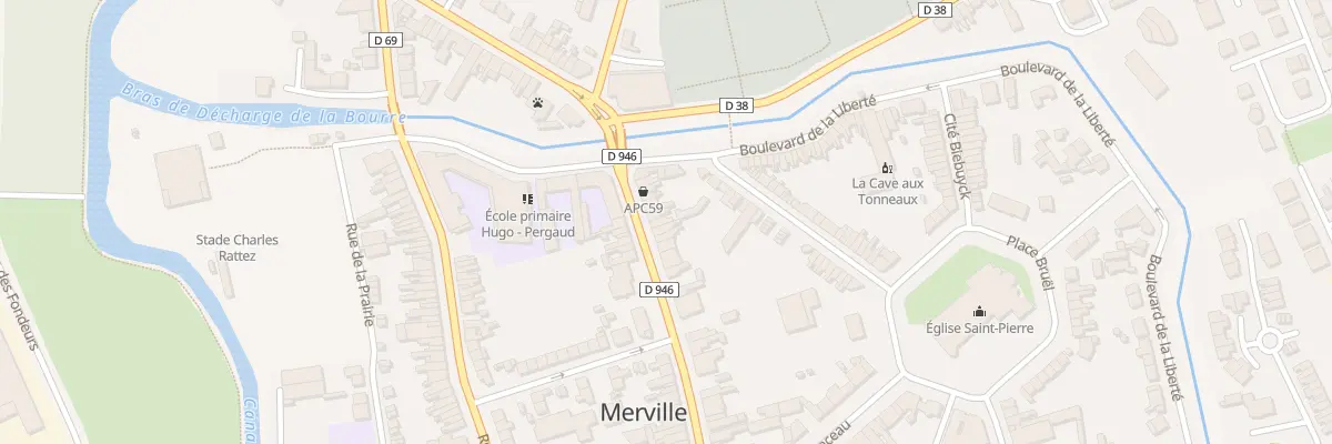 Plan du 30 Rue Thiers à Merville