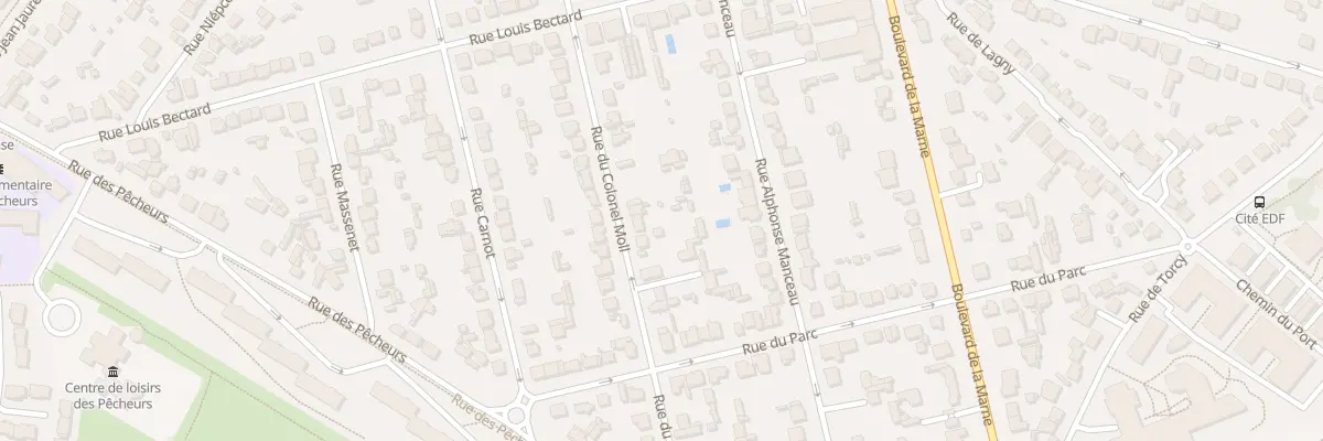 Plan du 81 Rue du Colonel Moll à Vaires-sur-Marne