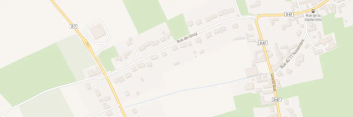 Plan du 13 Rue de Gouy à Simencourt