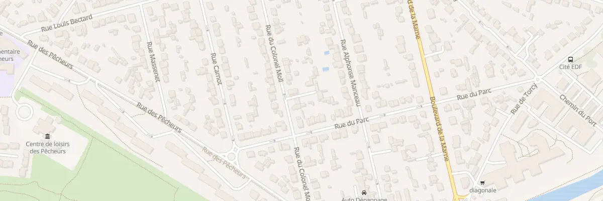 Plan du 89 Rue du Colonel Moll à Vaires-sur-Marne