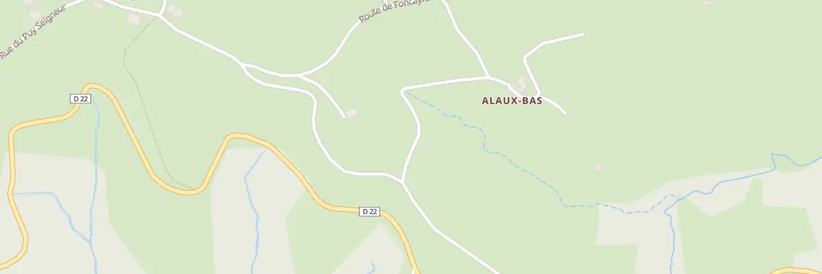 Plan du 5311 Alaux à Sébrazac