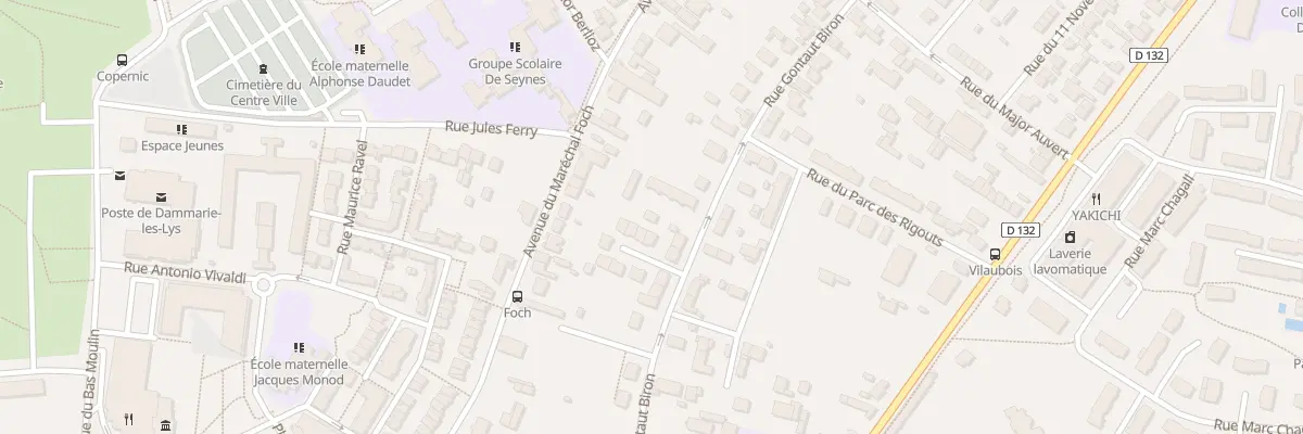 Plan du 372 Rue Gontaut Biron à Dammarie-les-Lys