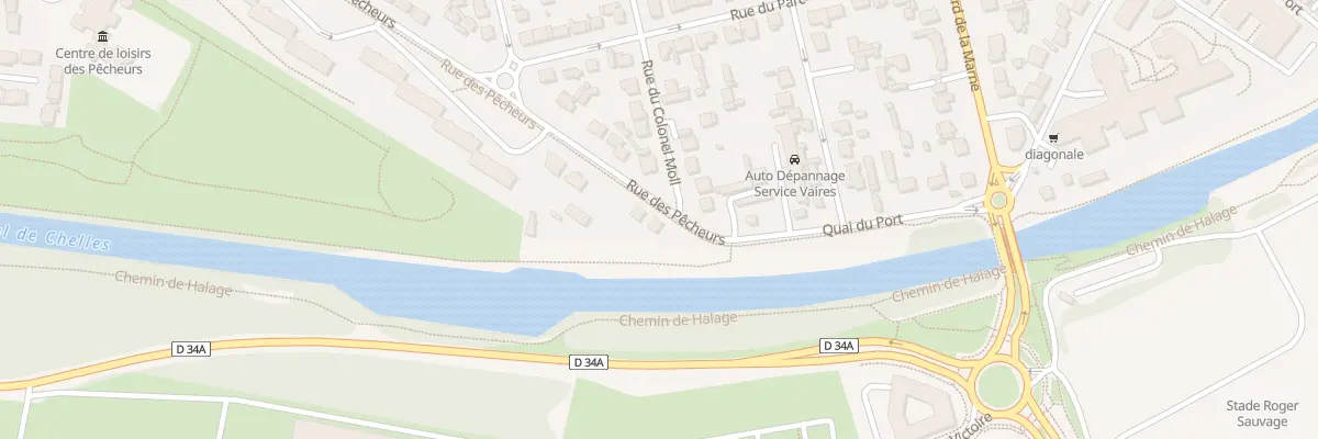 Plan du 1 Rue des Pêcheurs à Vaires-sur-Marne