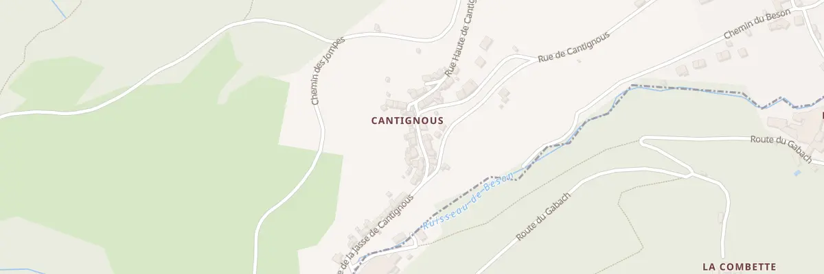 Plan du 28 Rue de Cantignous à Labastide-Rouairoux