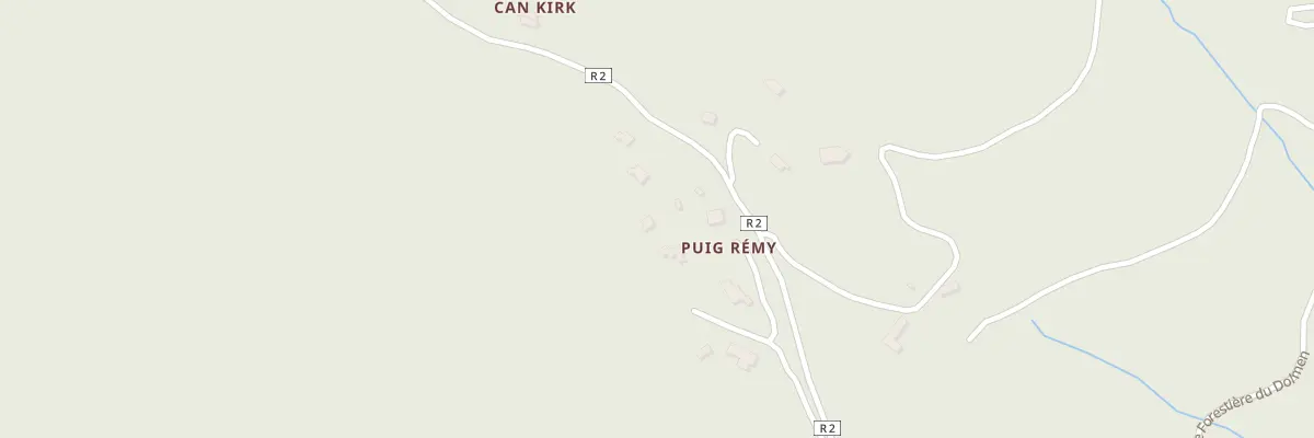 Plan du 58 Puig Remy à Montbolo