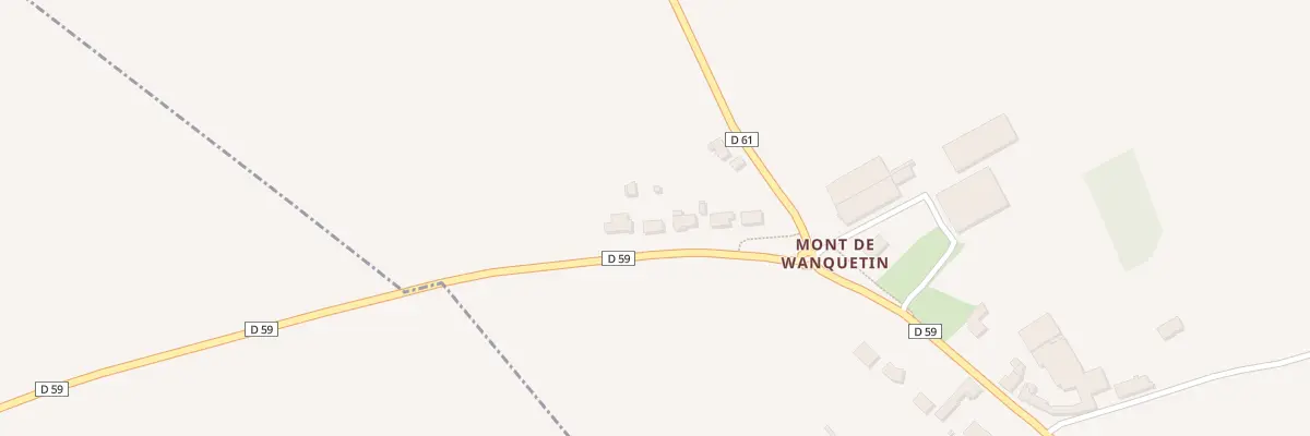 Plan du 18 Mont de Wanquetin à Montenescourt