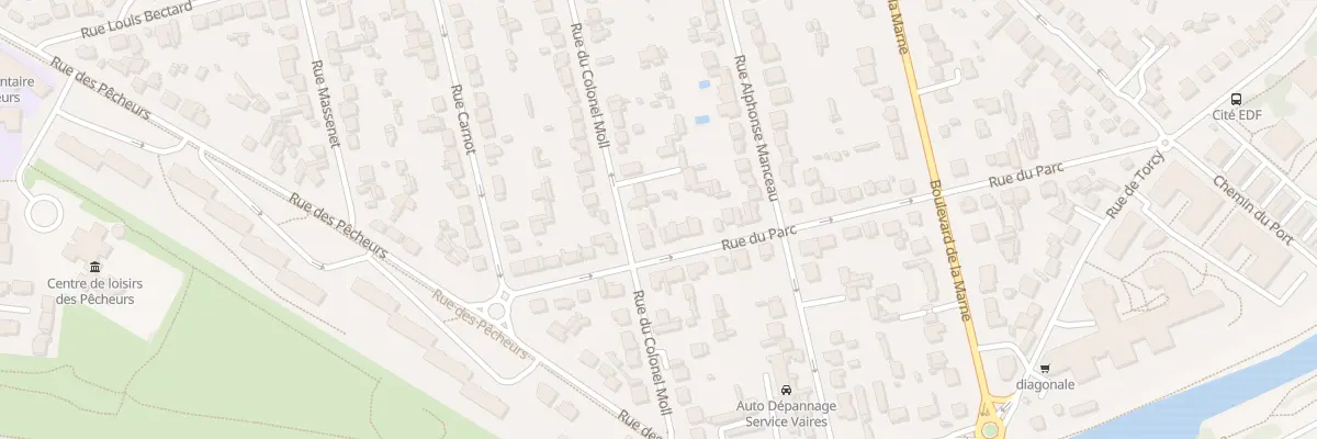 Plan du 56 Rue du Parc à Vaires-sur-Marne