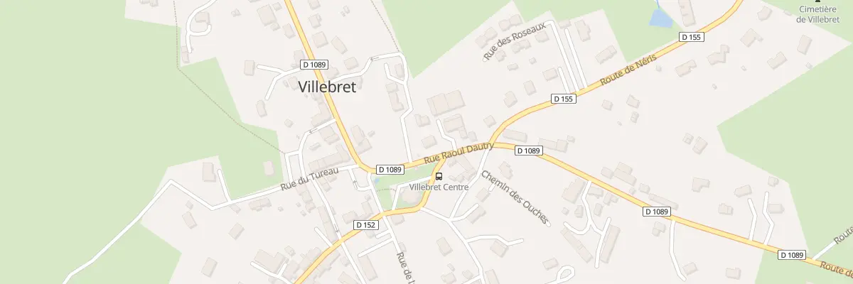 Plan du 615 Rue Raoul Dautry à Villebret