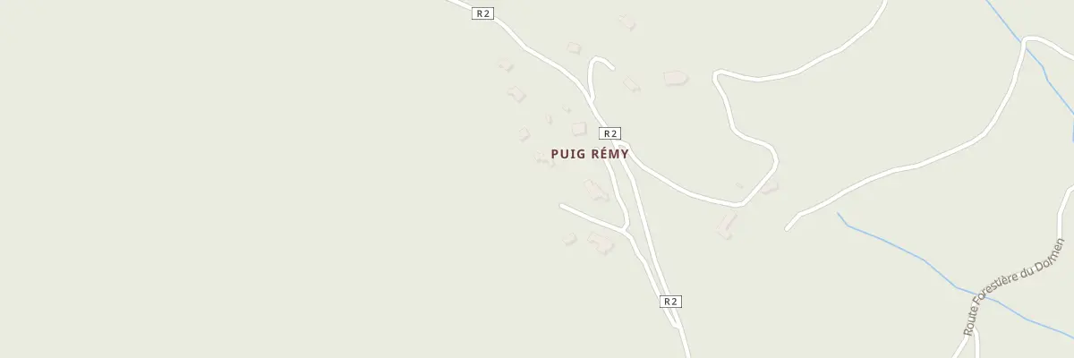 Plan du 17A Puig Remy à Montbolo