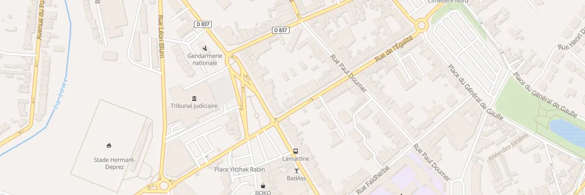 Plan du 31 Rue de l’Egalité à Béthune