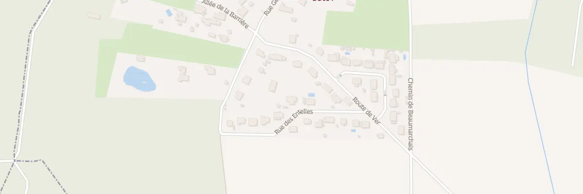 Plan du 9 Rue des Entelles (Loisy) à Ver-sur-Launette