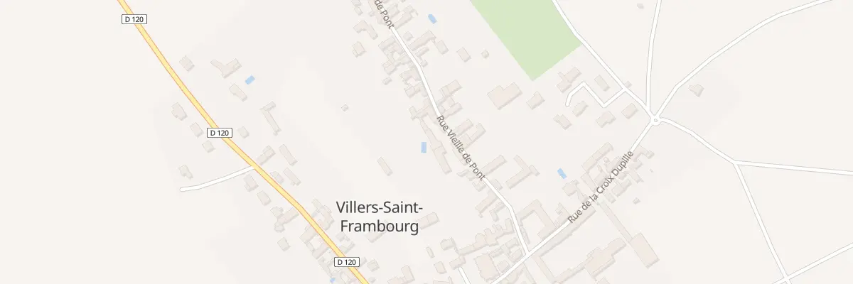 Plan du 14 Rue Vieille de Pont à Villers-Saint-Frambourg-Ognon