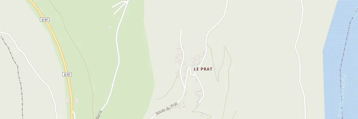 Plan du 5217 Le Prat à Lacroix-Barrez
