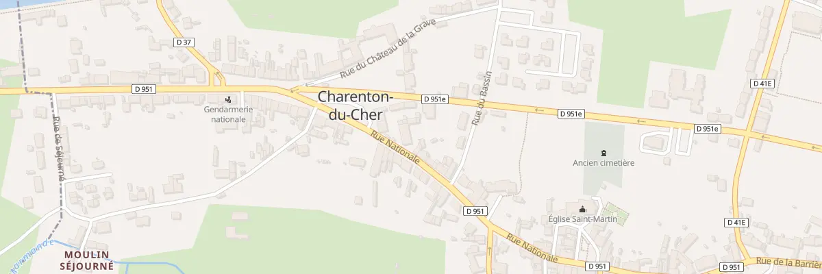 Plan du 49 Rue Nationale à Charenton-du-Cher