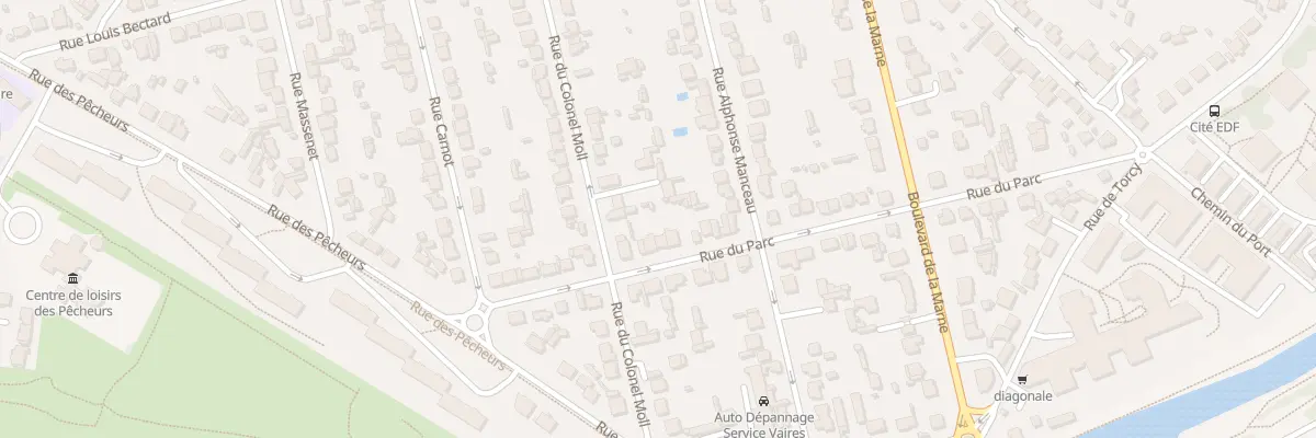 Plan du 52 Rue du Parc à Vaires-sur-Marne