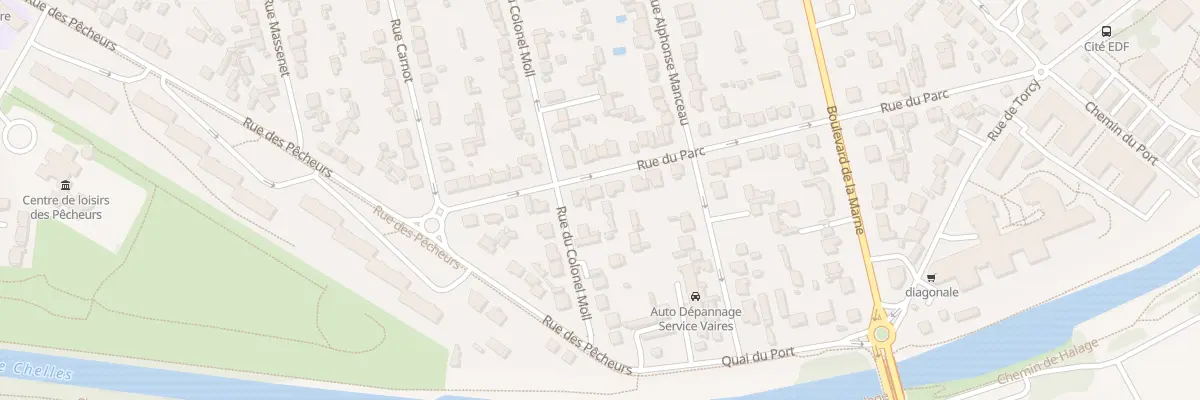 Plan du 45 Rue du Parc à Vaires-sur-Marne