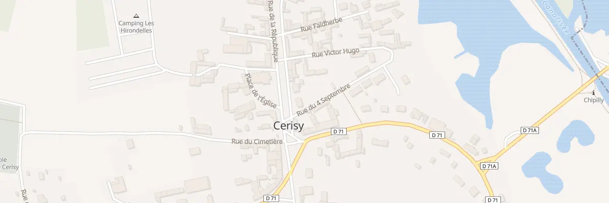 Plan du 1 Rue du Quatre Septembre à Cerisy