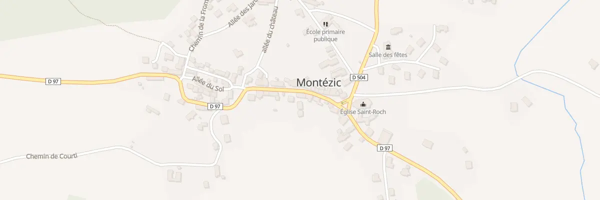 Plan du 5029A Montezic à Montézic