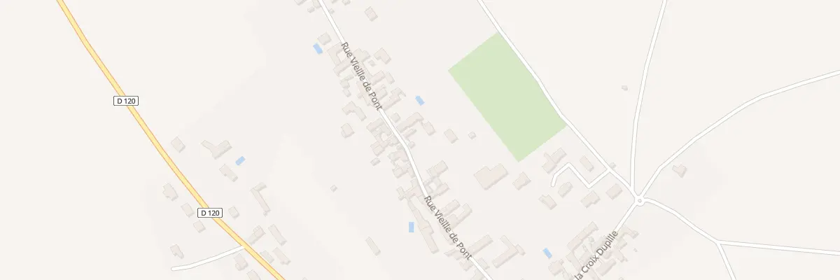 Plan du 13 Rue Vieille de Pont à Villers-Saint-Frambourg-Ognon