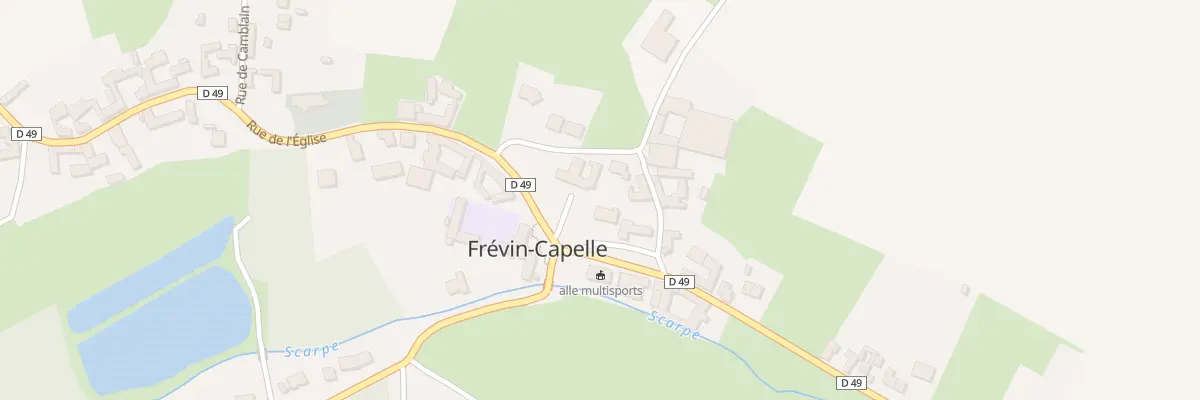 Plan du 5 Rue du Onze Novembre à Frévin-Capelle