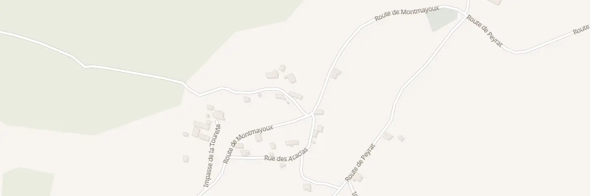 Plan du 5106 Peyrat Haut à Taussac