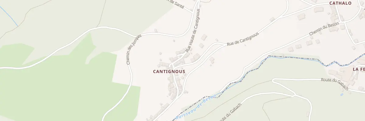 Plan du 12B Rue de Cantignous à Labastide-Rouairoux