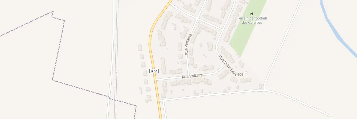 Plan du 64 Rue Verlaine à Albert