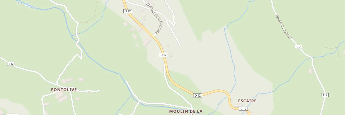 Plan du 6022 La Franconeche au Falgoux
