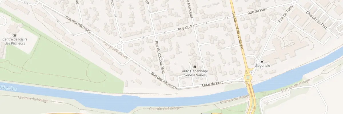 Plan du 101 Rue du Colonel Moll à Vaires-sur-Marne