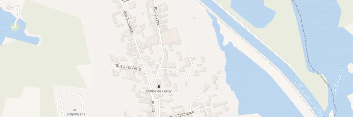 Plan du 2 Rue du Port à Cerisy