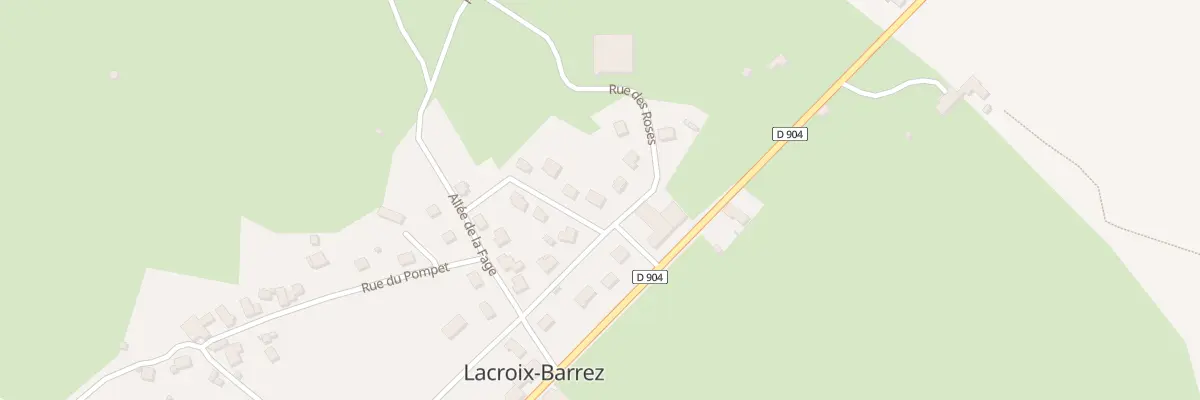 Plan du 5 Rue des Roses à Lacroix-Barrez
