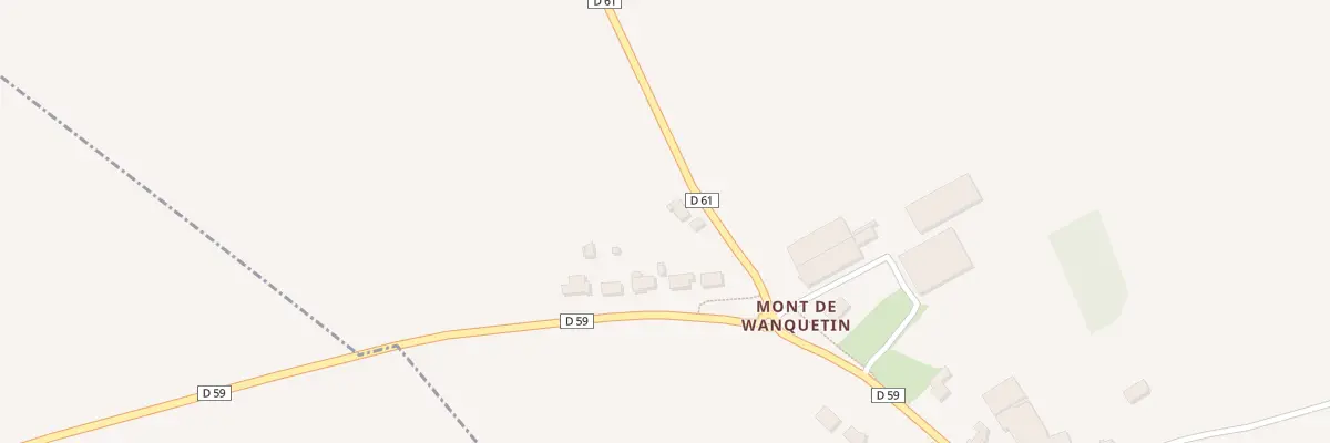 Plan du 10 Mont de Wanquetin à Montenescourt