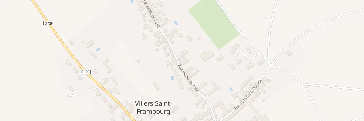 Plan du 9 Rue Vieille de Pont à Villers-Saint-Frambourg-Ognon