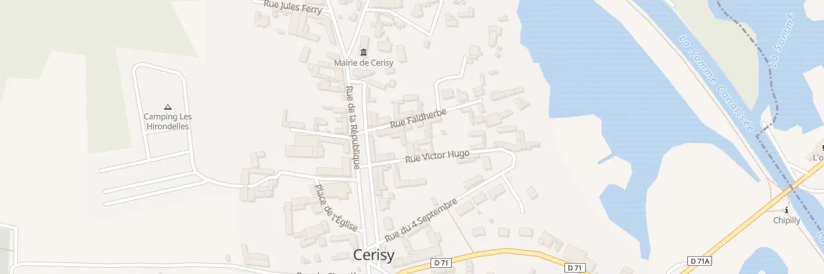 Plan du 2 Rue Faidherbe à Cerisy