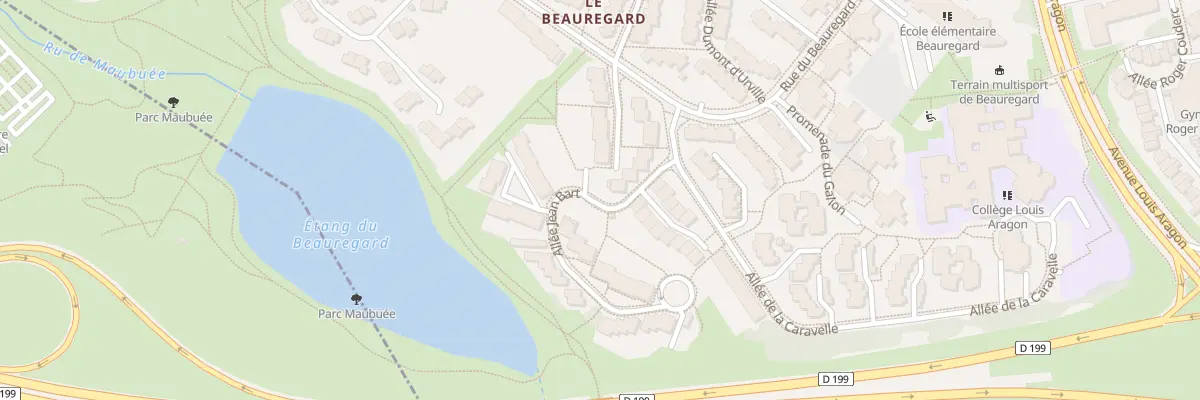 Plan du 12 All de la Caravelle à Torcy