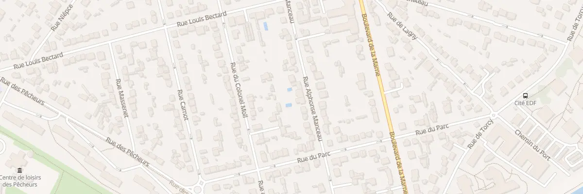 Plan du 92 Rue Alphonse Manceau à Vaires-sur-Marne