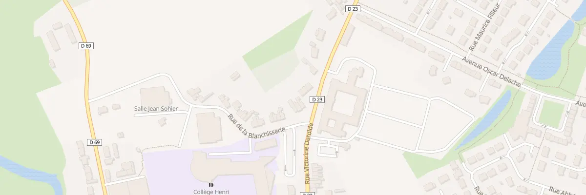 Plan du 4 Rue de la Blanchisserie à Merville