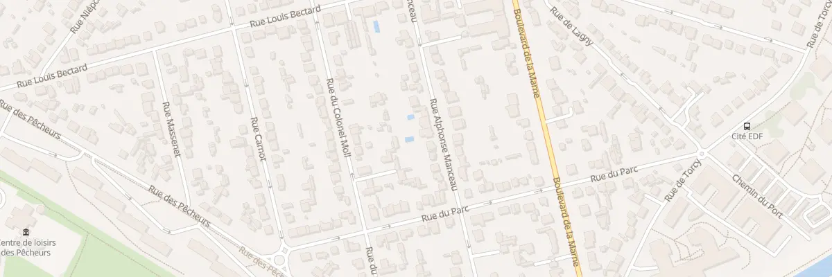 Plan du 94 Rue Alphonse Manceau à Vaires-sur-Marne