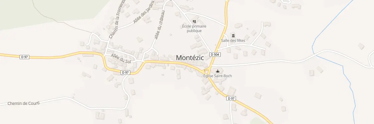 Plan du 10 Rue Principale à Montézic