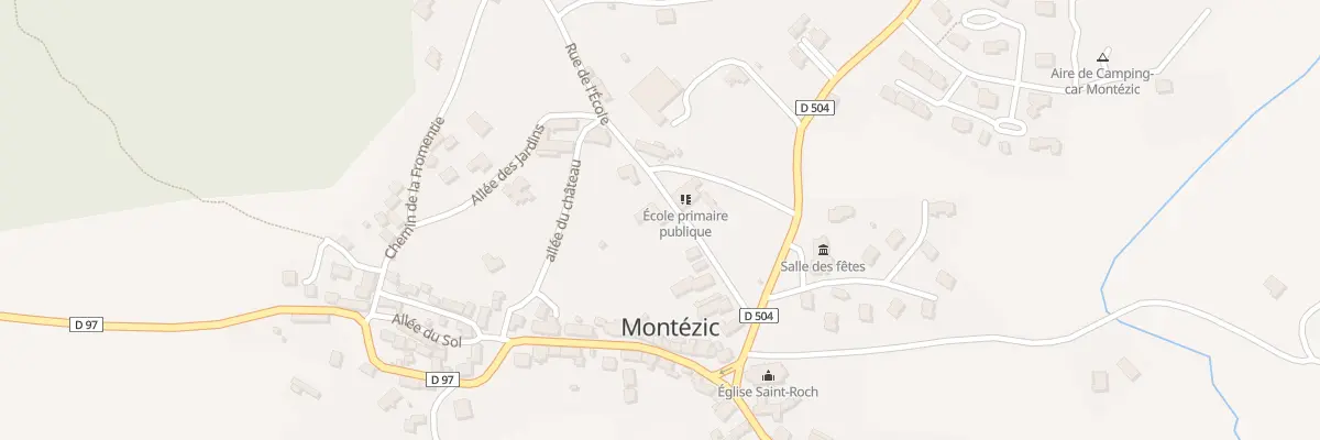 Plan du 9 Rue de l’Ecole à Montézic