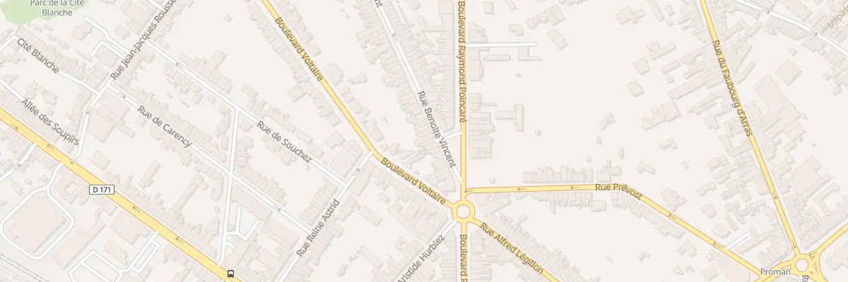 Plan du 328 Rue Benoite Vincent à Béthune