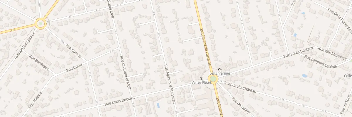 Plan du 55 Rue Alphonse Manceau à Vaires-sur-Marne