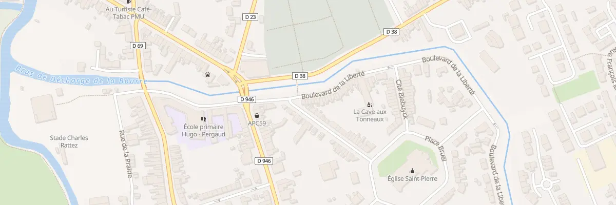 Plan du 103 Bd de la Liberte à Merville